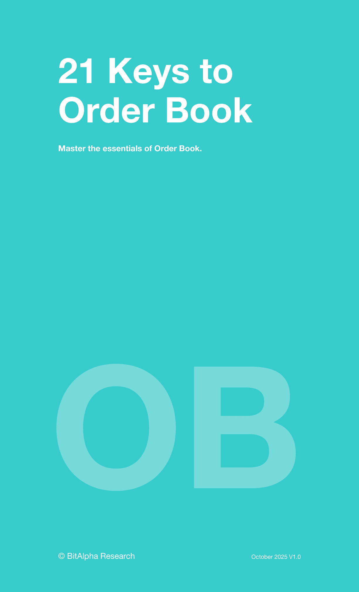 21 Keys to Order Book cover